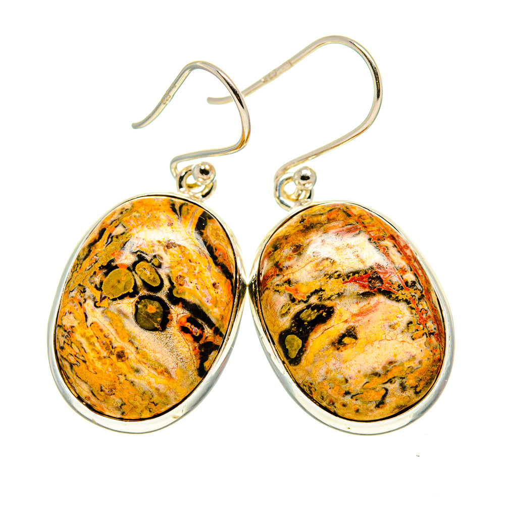 Poppy Jasper Earrings handcrafted by Anasilvercos - EARR409675
