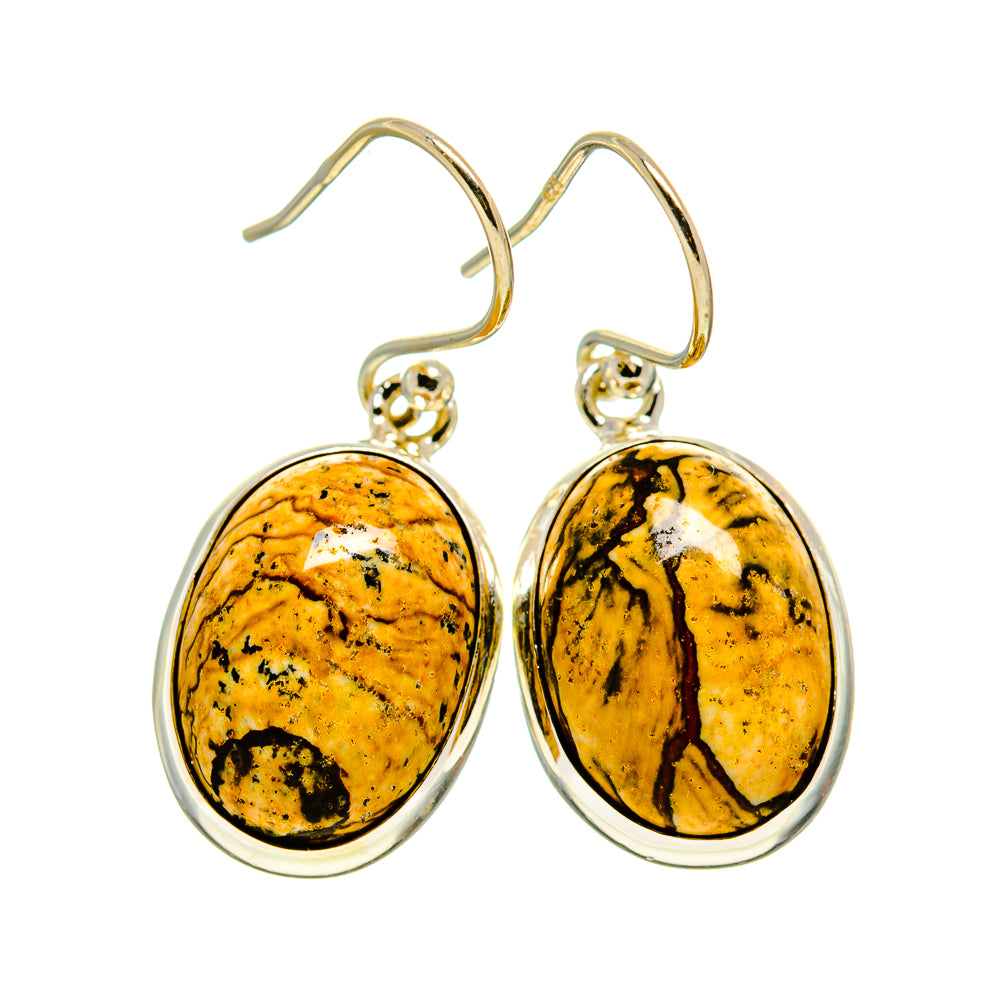 Picture Jasper Earrings handcrafted by Anasilvercos - EARR409723
