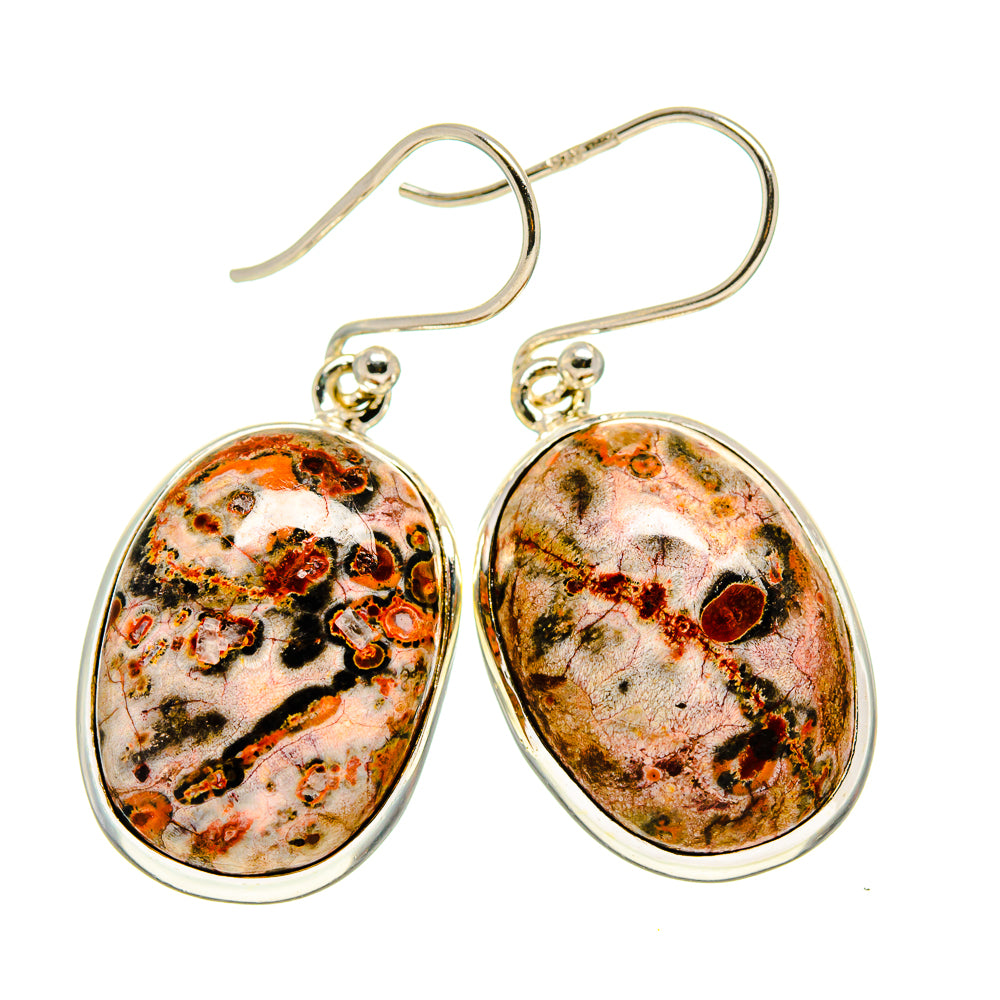 Poppy Jasper Earrings handcrafted by Anasilvercos - EARR409727
