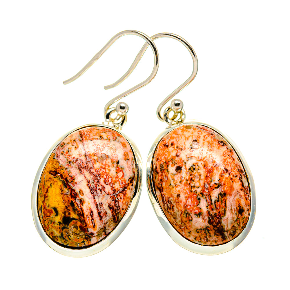 Poppy Jasper Earrings handcrafted by Anasilvercos - EARR409753
