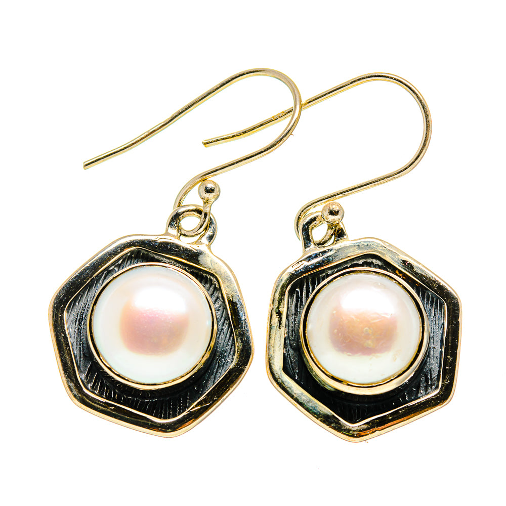 Cultured Pearl Earrings handcrafted by Anasilvercos - EARR409903