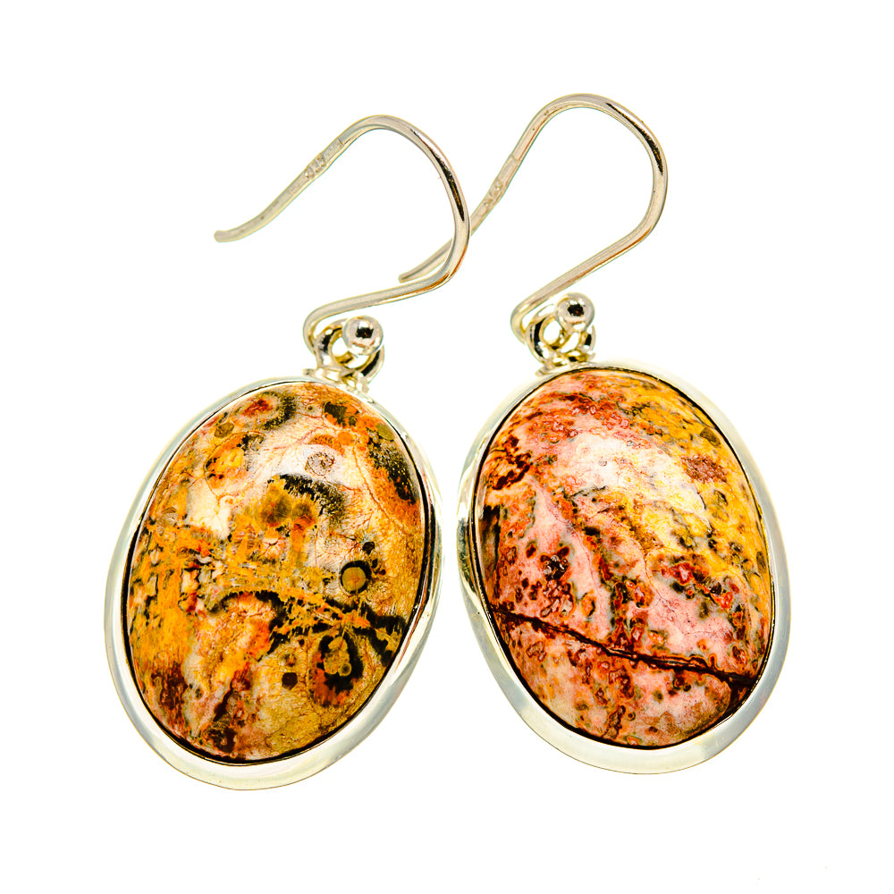 Poppy Jasper Earrings handcrafted by Anasilvercos - EARR409981