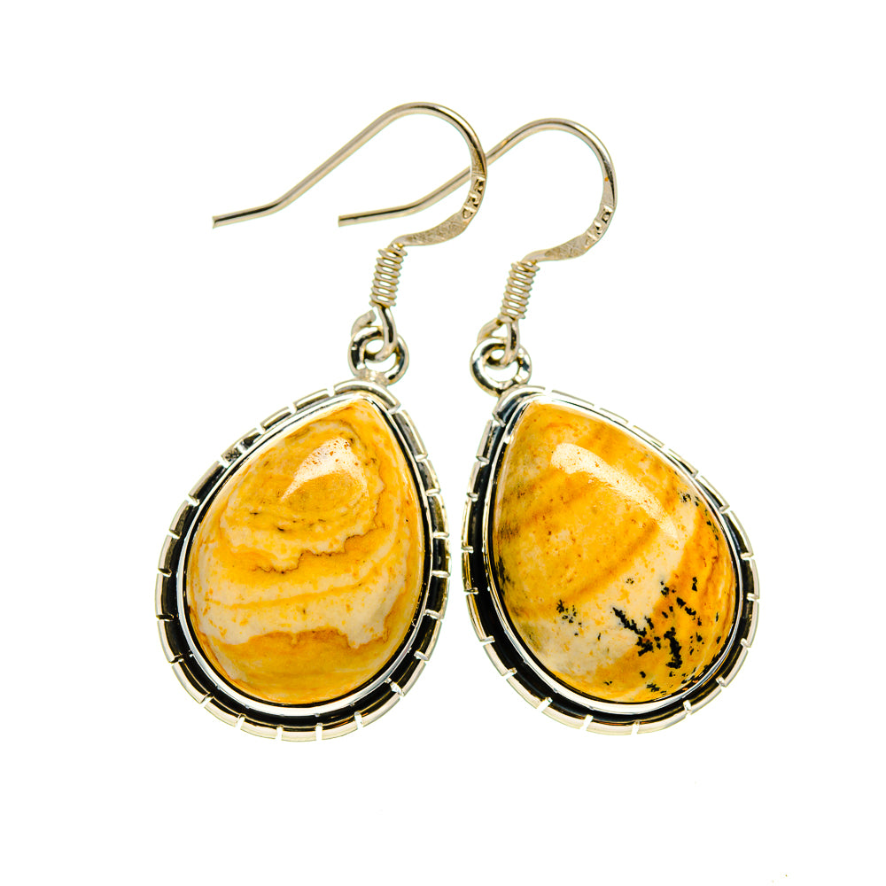 Picture Jasper Earrings handcrafted by Anasilvercos - EARR410009