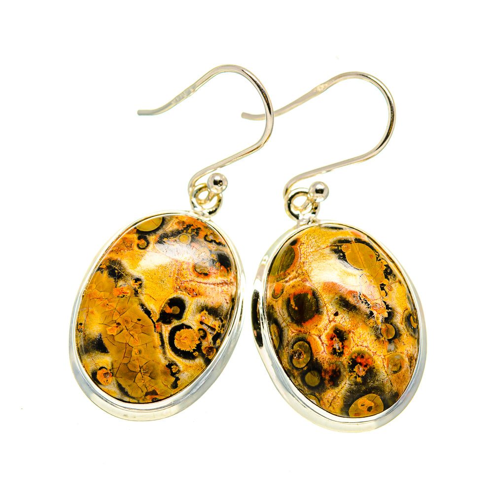 Poppy Jasper Earrings handcrafted by Anasilvercos - EARR410055