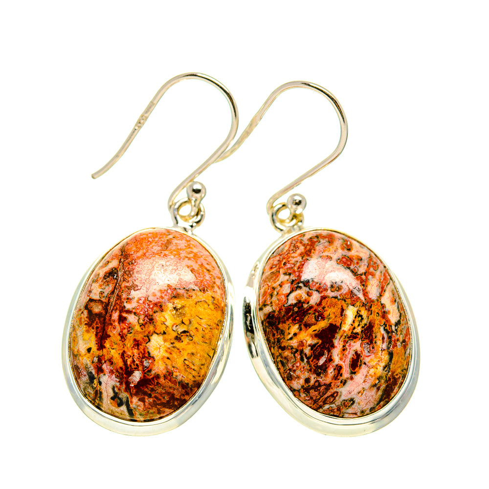 Poppy Jasper Earrings handcrafted by Anasilvercos - EARR410233
