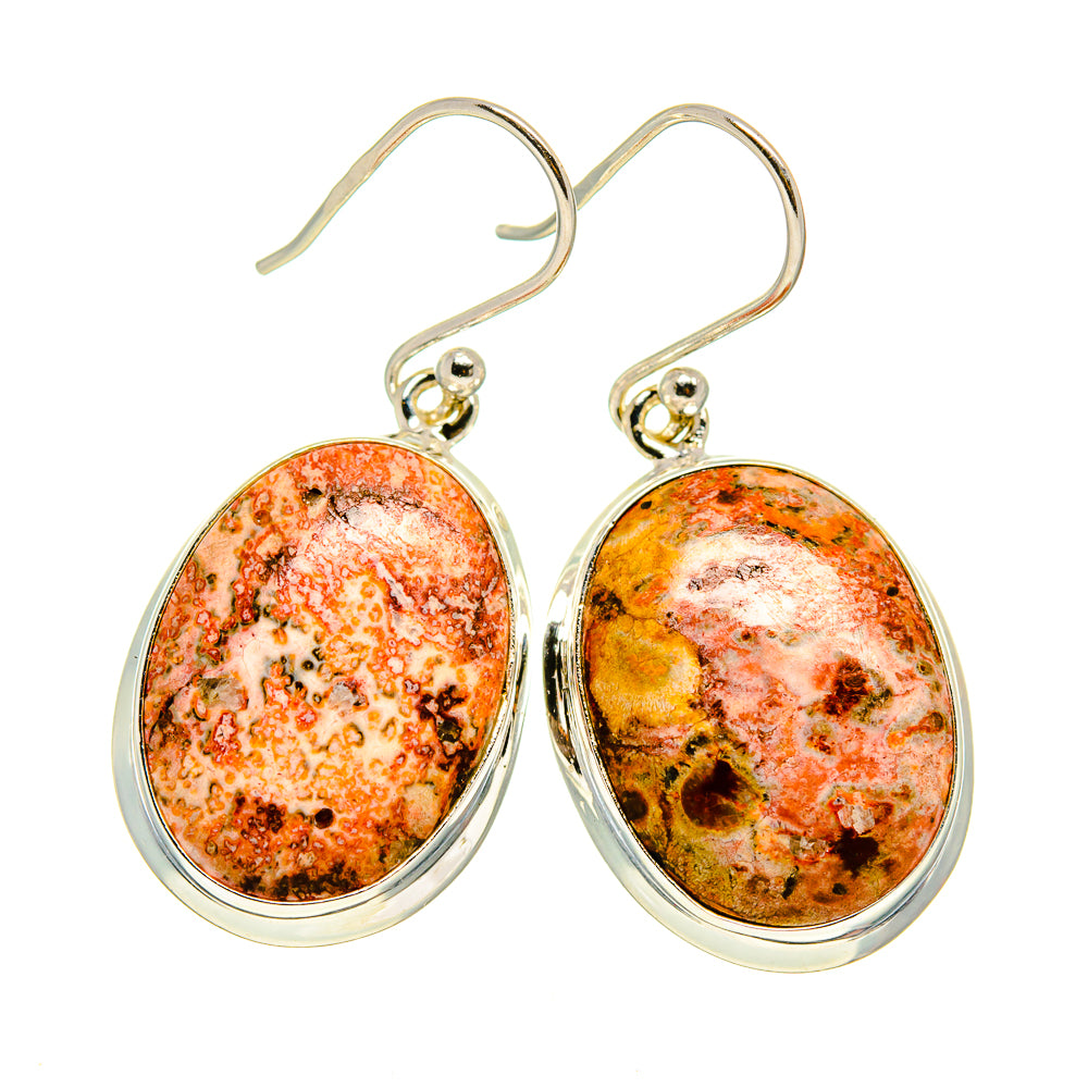 Poppy Jasper Earrings handcrafted by Anasilvercos - EARR410298
