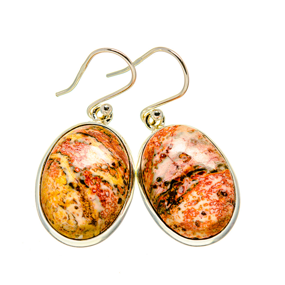 Poppy Jasper Earrings handcrafted by Anasilvercos - EARR410302
