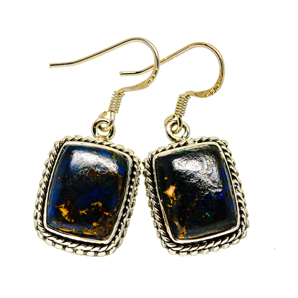 Boulder Opal Earrings handcrafted by Anasilvercos - EARR410308