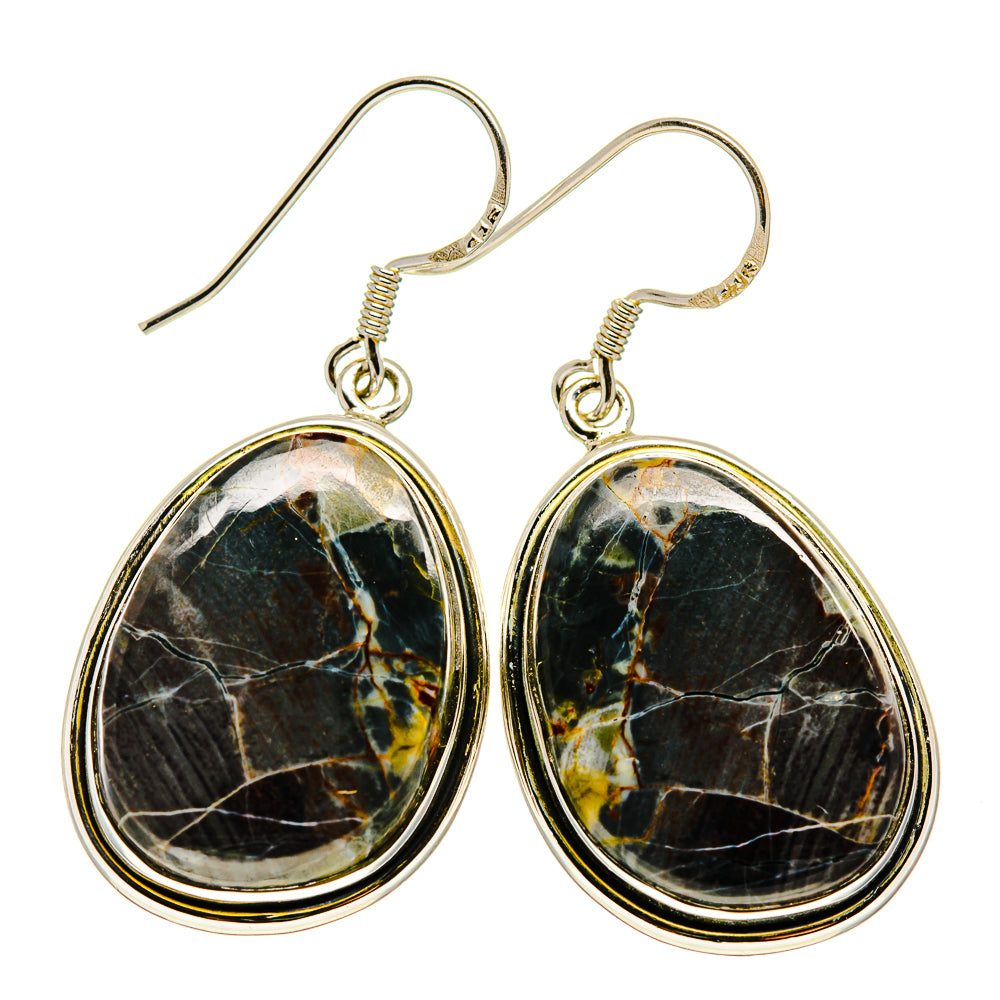 Pietersite Earrings handcrafted by Anasilvercos - EARR410506
