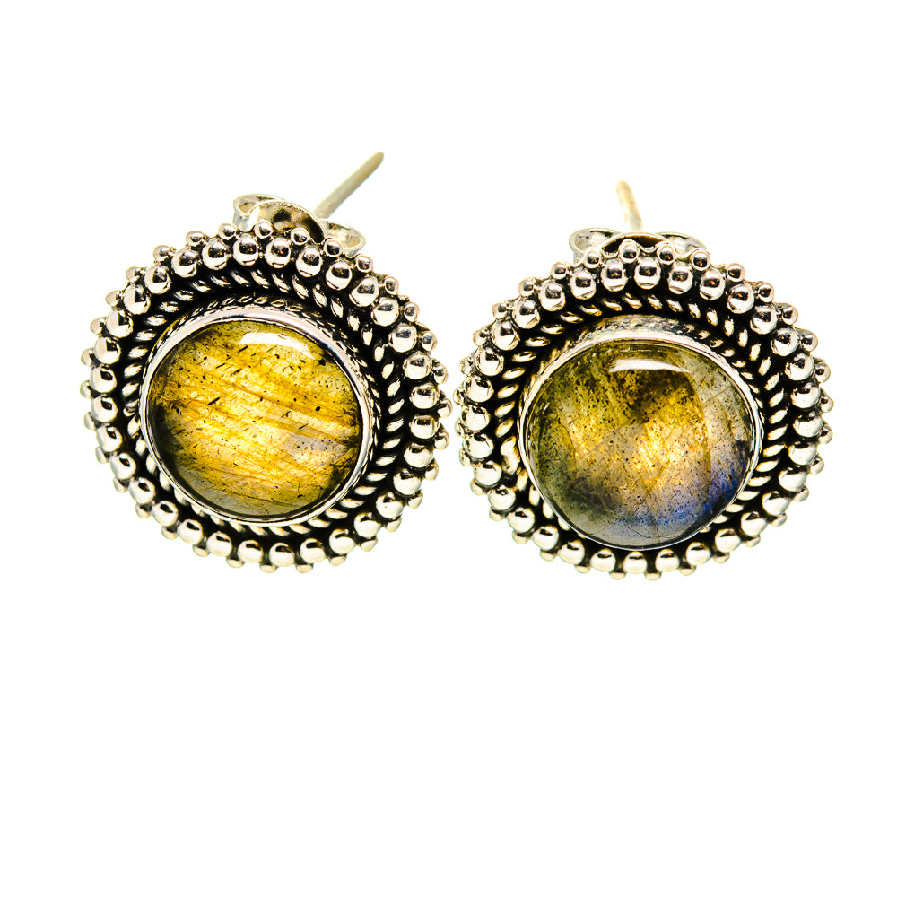 Labradorite Earrings handcrafted by Anasilvercos - EARR410697