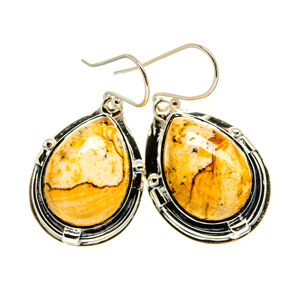 Picture Jasper Earrings handcrafted by Anasilvercos - EARR410709