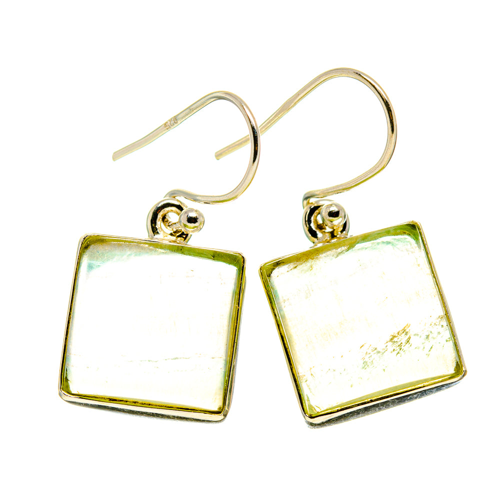 Green Fluorite Earrings handcrafted by Anasilvercos - EARR410809