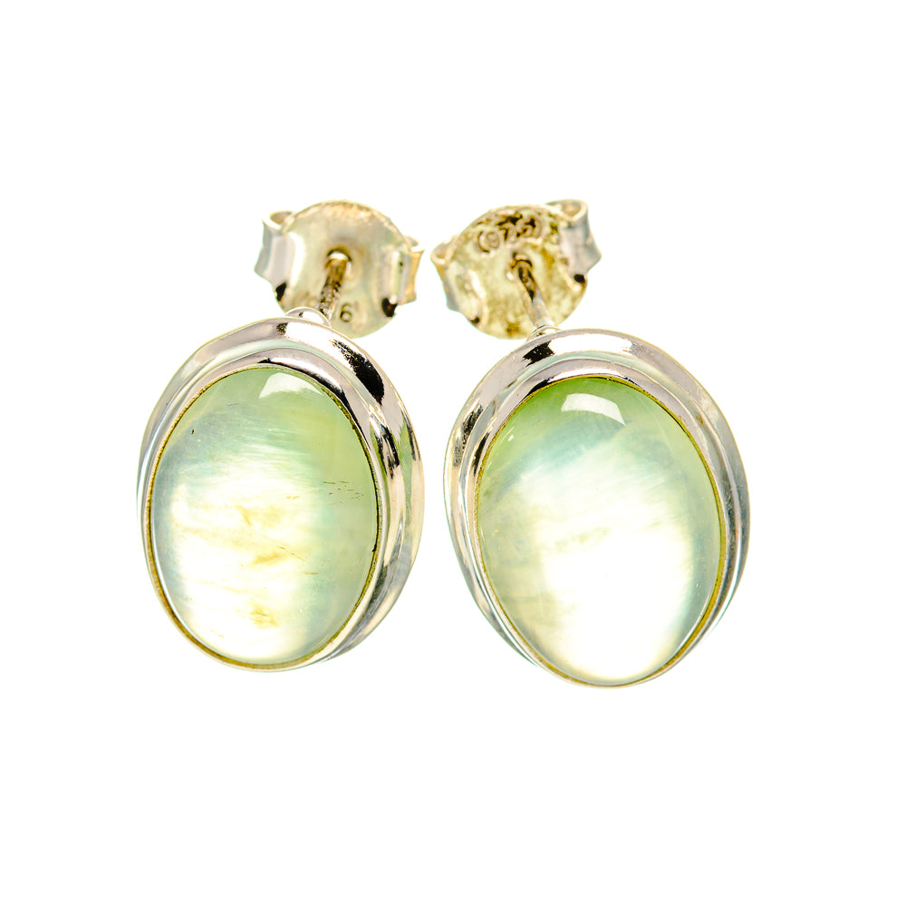 Green Fluorite Earrings handcrafted by Anasilvercos - EARR410846
