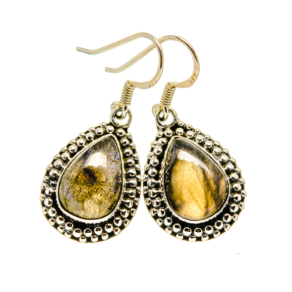 Labradorite Earrings handcrafted by Anasilvercos - EARR410851