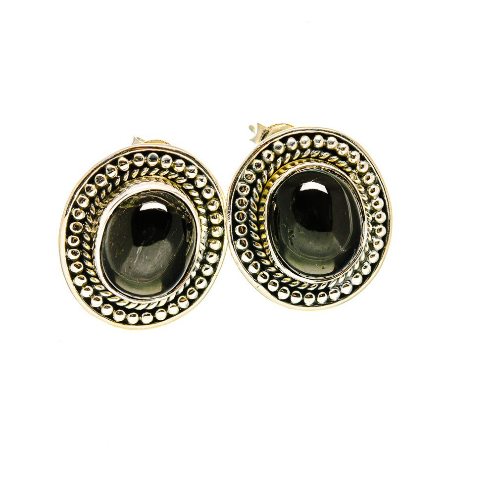 Star Diopside Earrings handcrafted by Anasilvercos - EARR411236