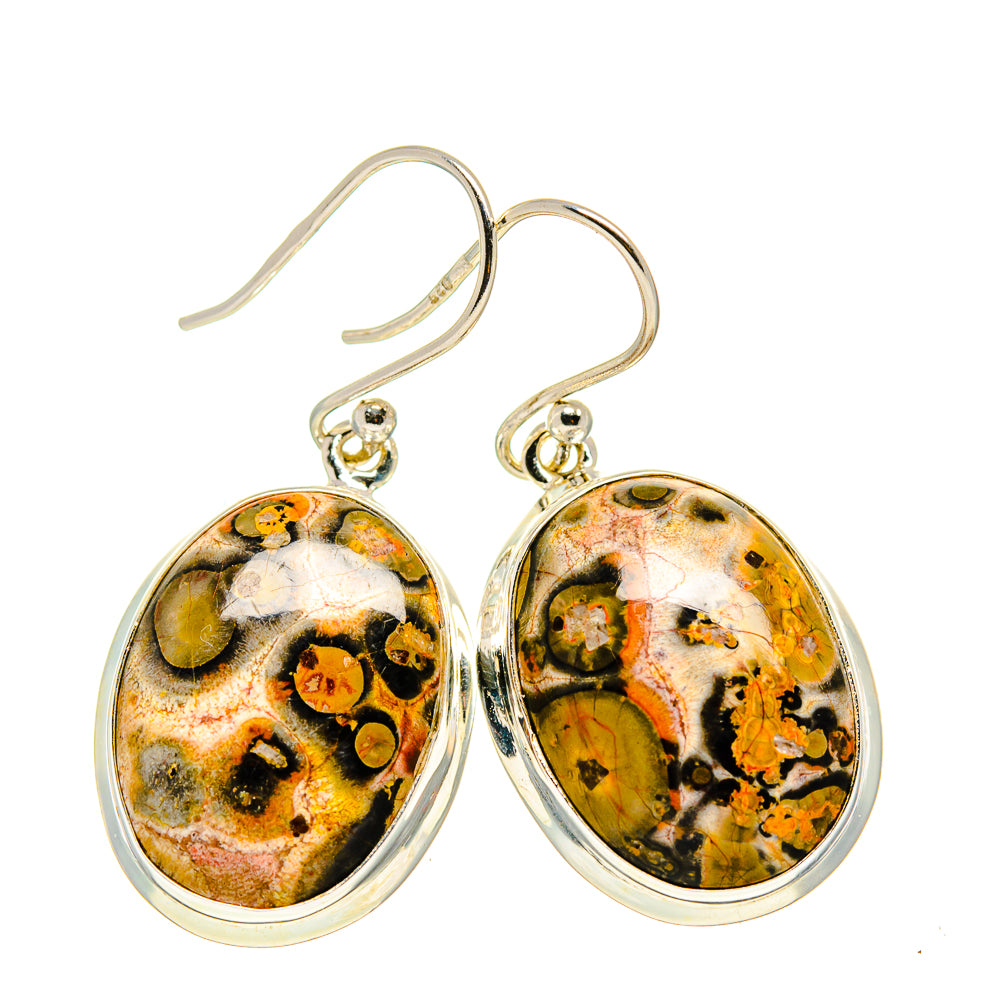 Poppy Jasper Earrings handcrafted by Anasilvercos - EARR411302