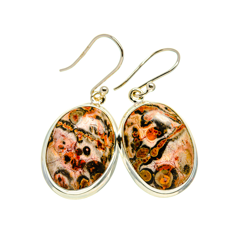 Poppy Jasper Earrings handcrafted by Anasilvercos - EARR411573