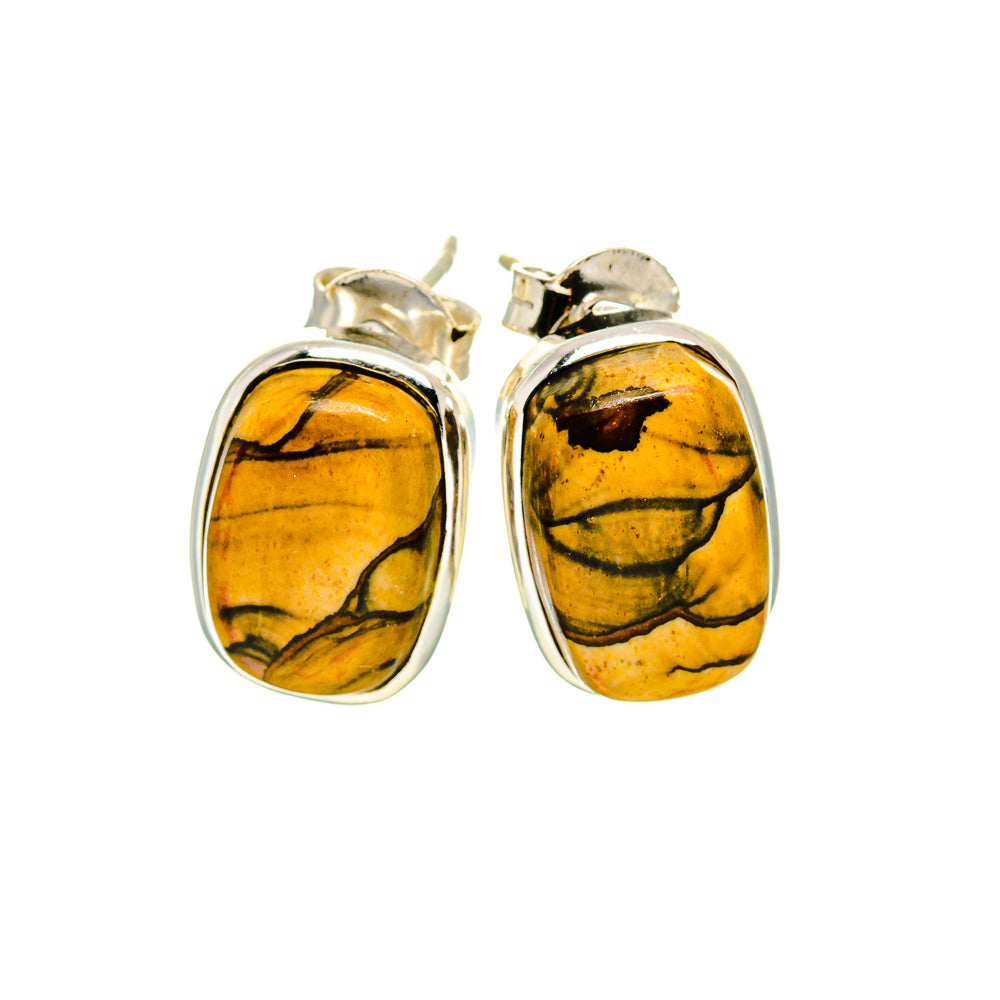 Picture Jasper Earrings handcrafted by Anasilvercos - EARR411578