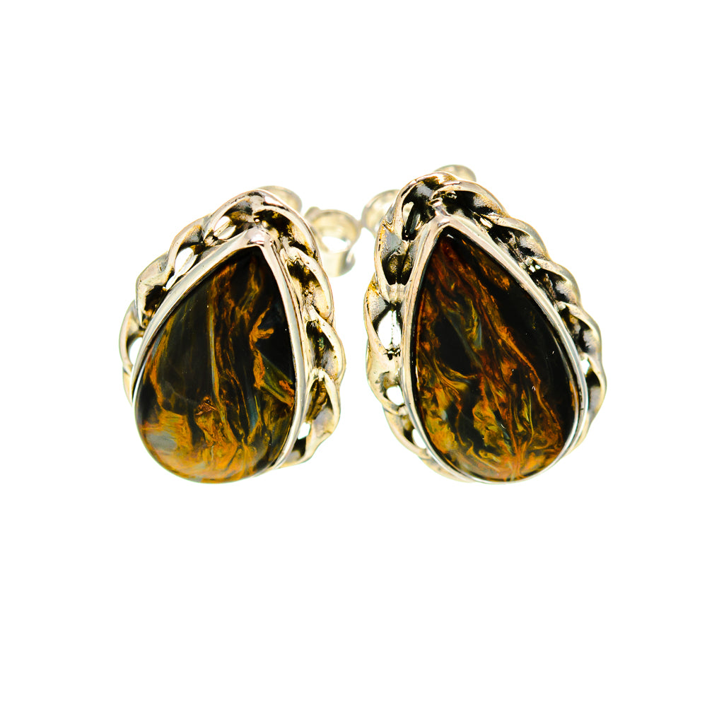 Pietersite Earrings handcrafted by Anasilvercos - EARR411612