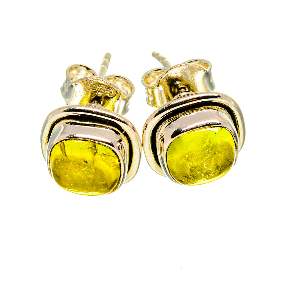 Green Tourmaline Earrings handcrafted by Anasilvercos - EARR411622