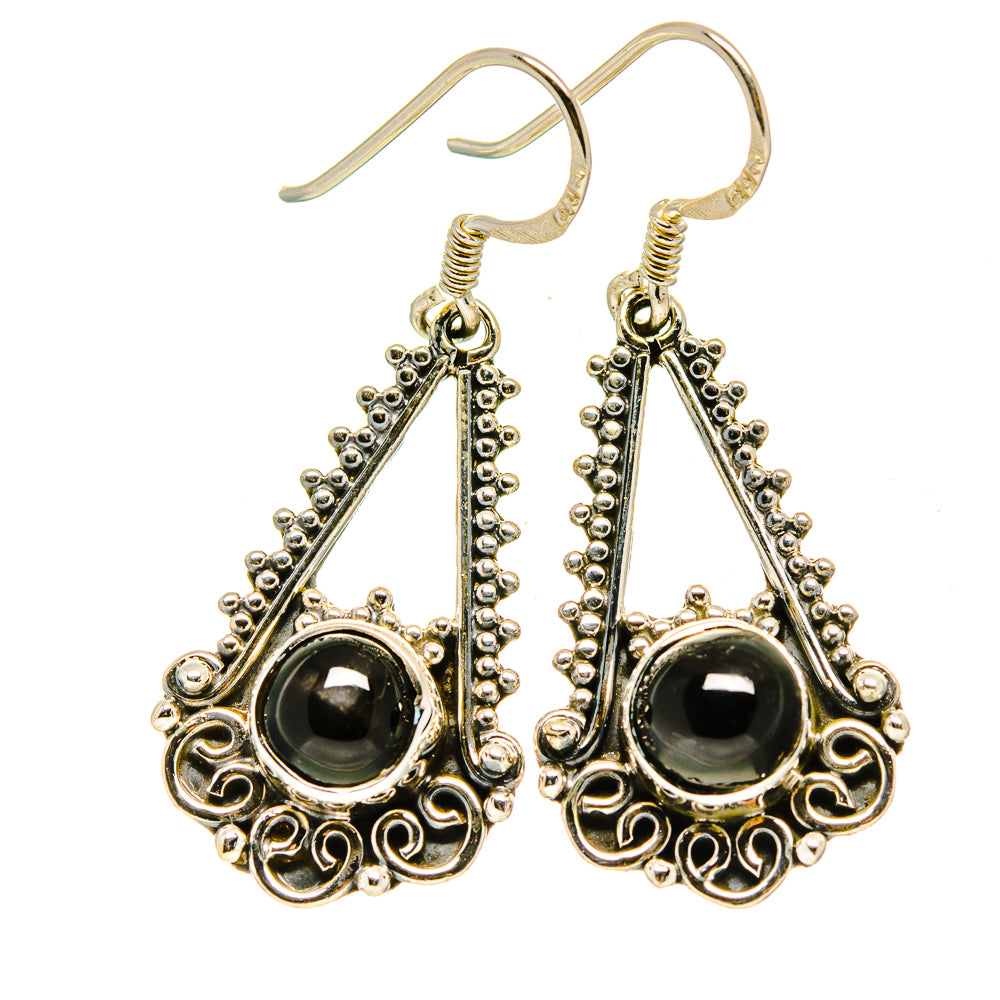Star Diopside Earrings handcrafted by Anasilvercos - EARR411801