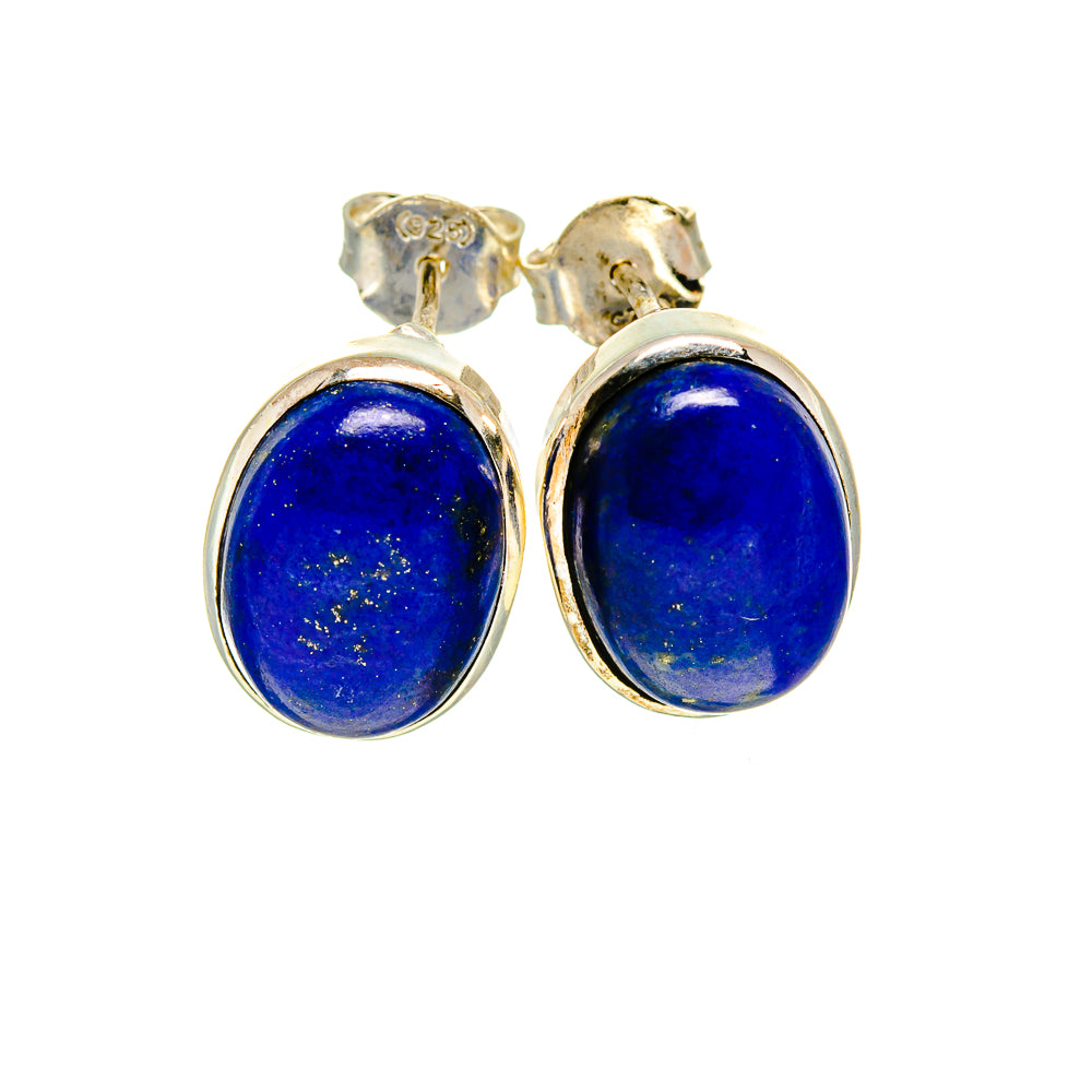 Lapis Lazuli Earrings handcrafted by Anasilvercos - EARR411834