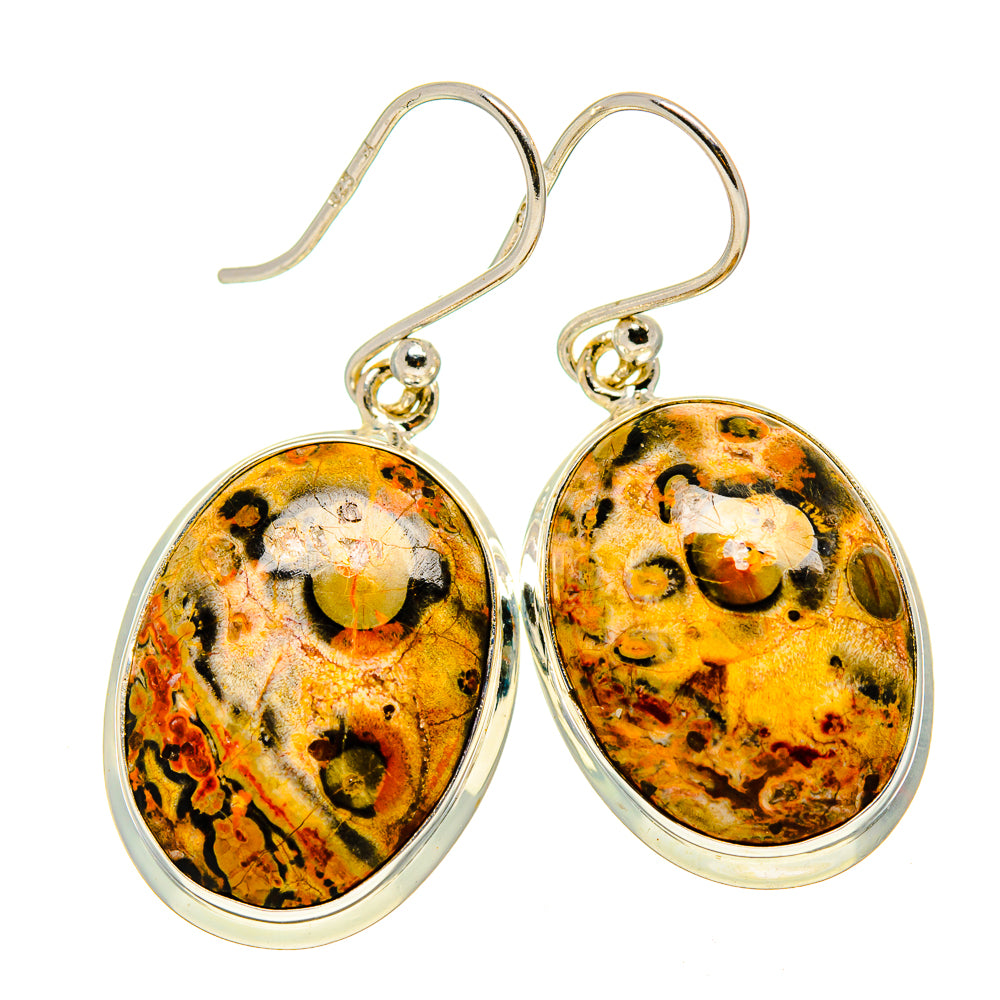 Poppy Jasper Earrings handcrafted by Anasilvercos - EARR411928