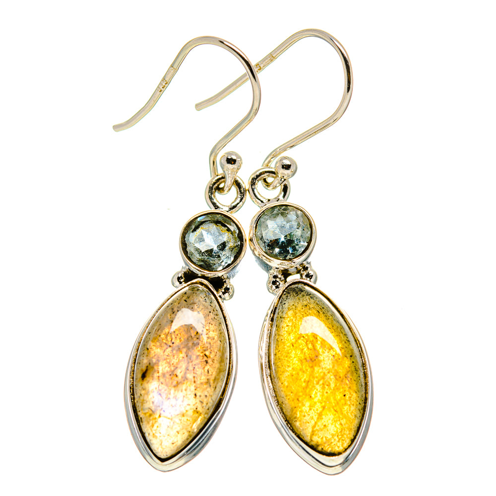 Labradorite Earrings handcrafted by Anasilvercos - EARR411498