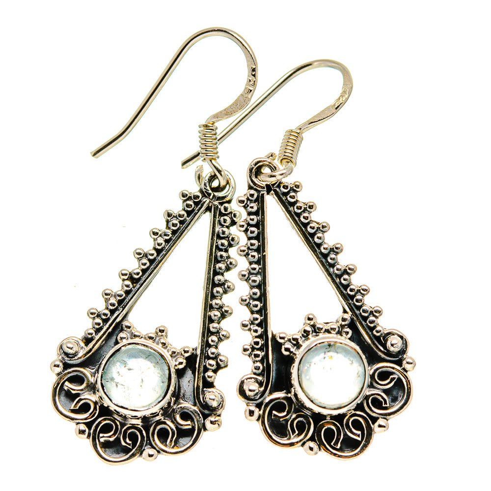 Aquamarine Earrings handcrafted by Anasilvercos - EARR411524