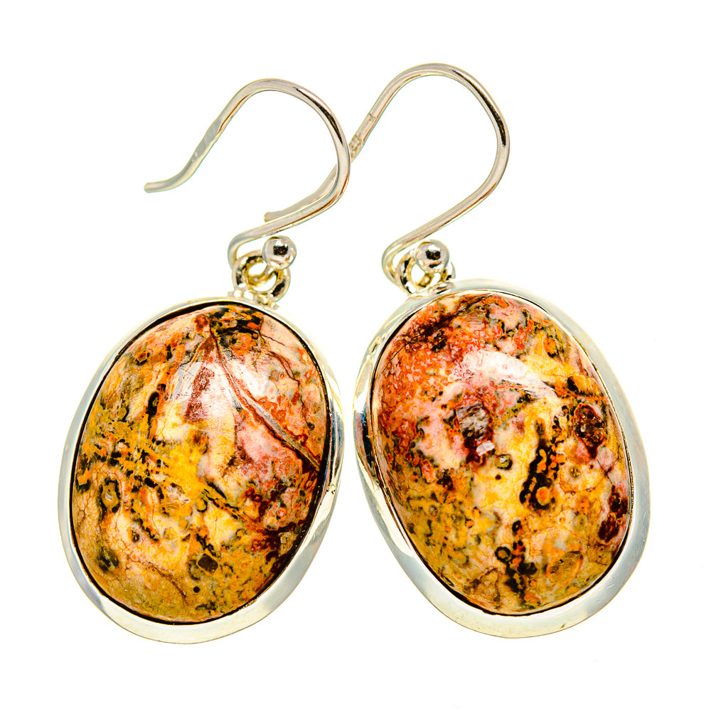 Poppy Jasper Earrings handcrafted by Anasilvercos - EARR412027