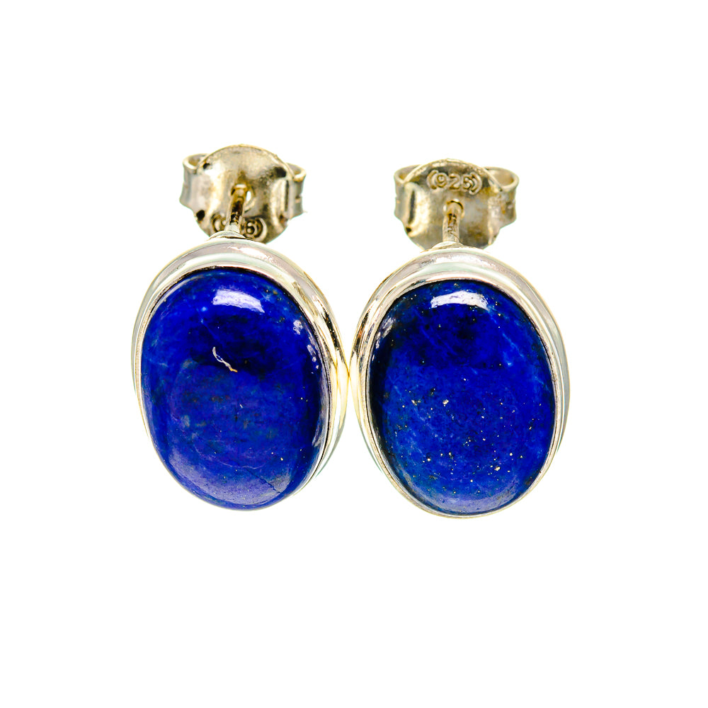 Lapis Lazuli Earrings handcrafted by Anasilvercos - EARR412219