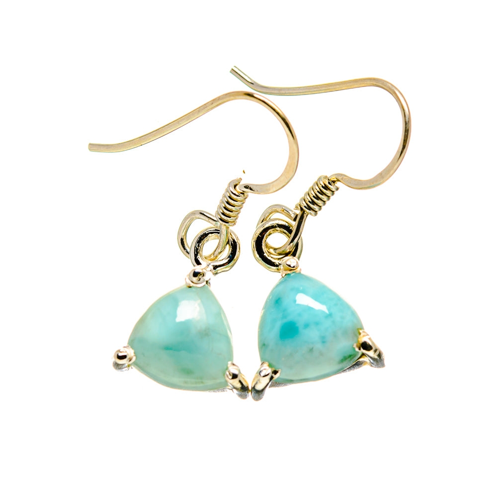 Larimar Earrings handcrafted by Anasilvercos - EARR412233