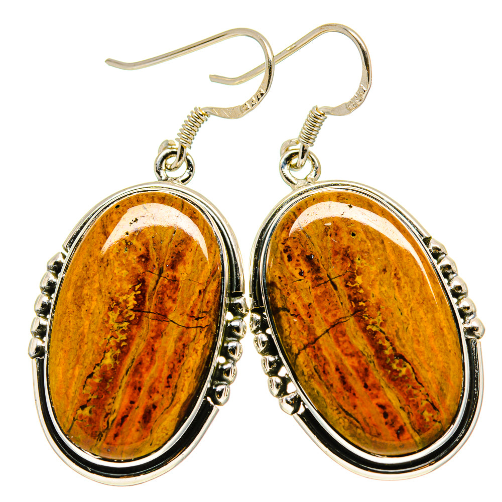 Mookaite Earrings handcrafted by Anasilvercos - EARR412289
