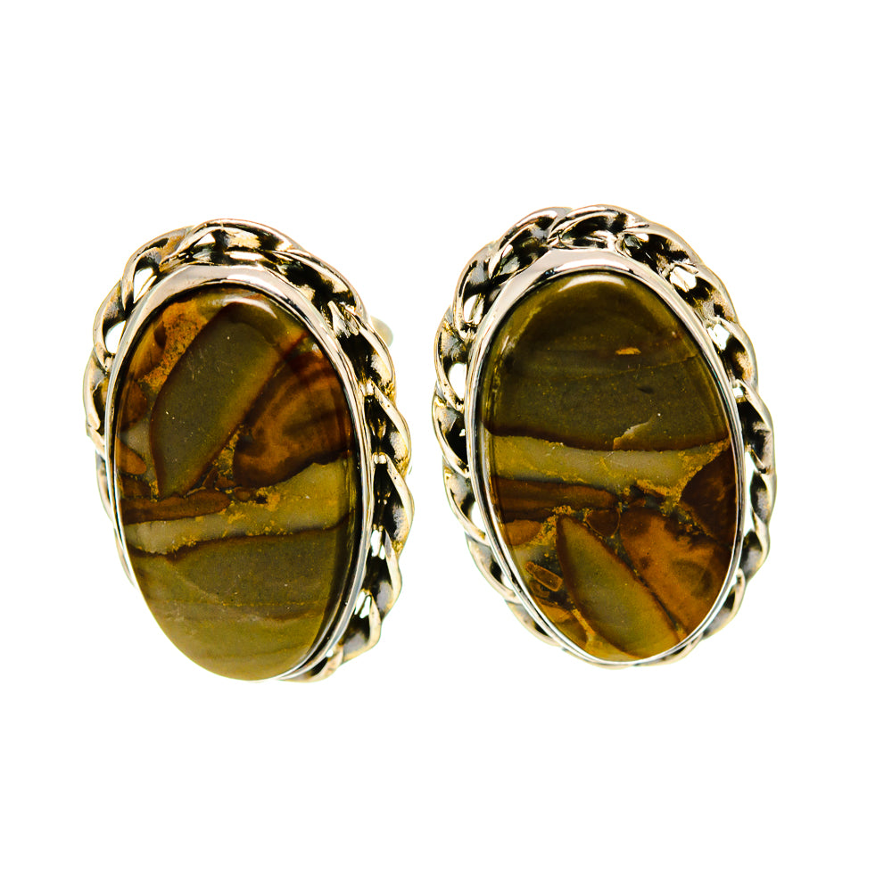 Bauxite Earrings handcrafted by Anasilvercos - EARR412375