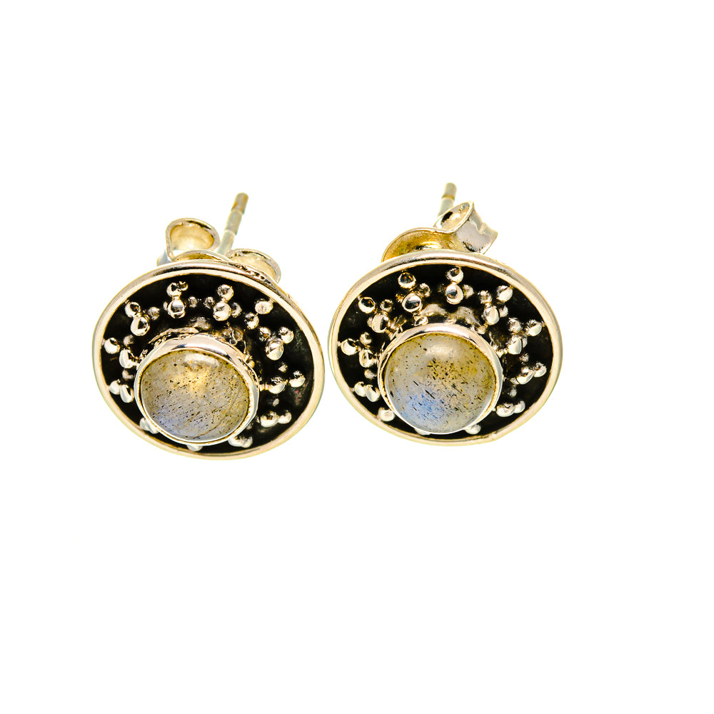 Labradorite Earrings handcrafted by Anasilvercos - EARR412378