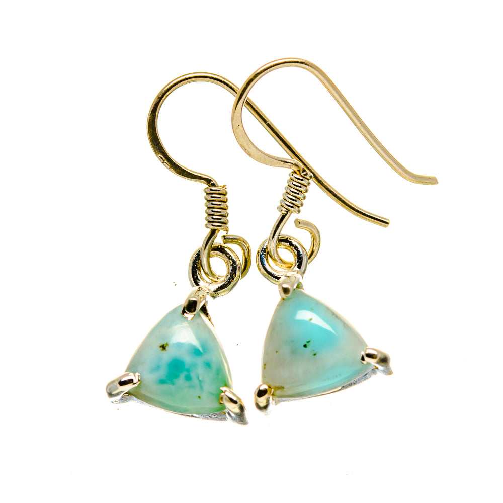 Larimar Earrings handcrafted by Anasilvercos - EARR412437