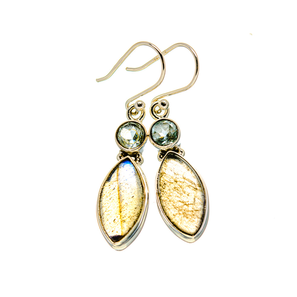 Labradorite Earrings handcrafted by Anasilvercos - EARR412443