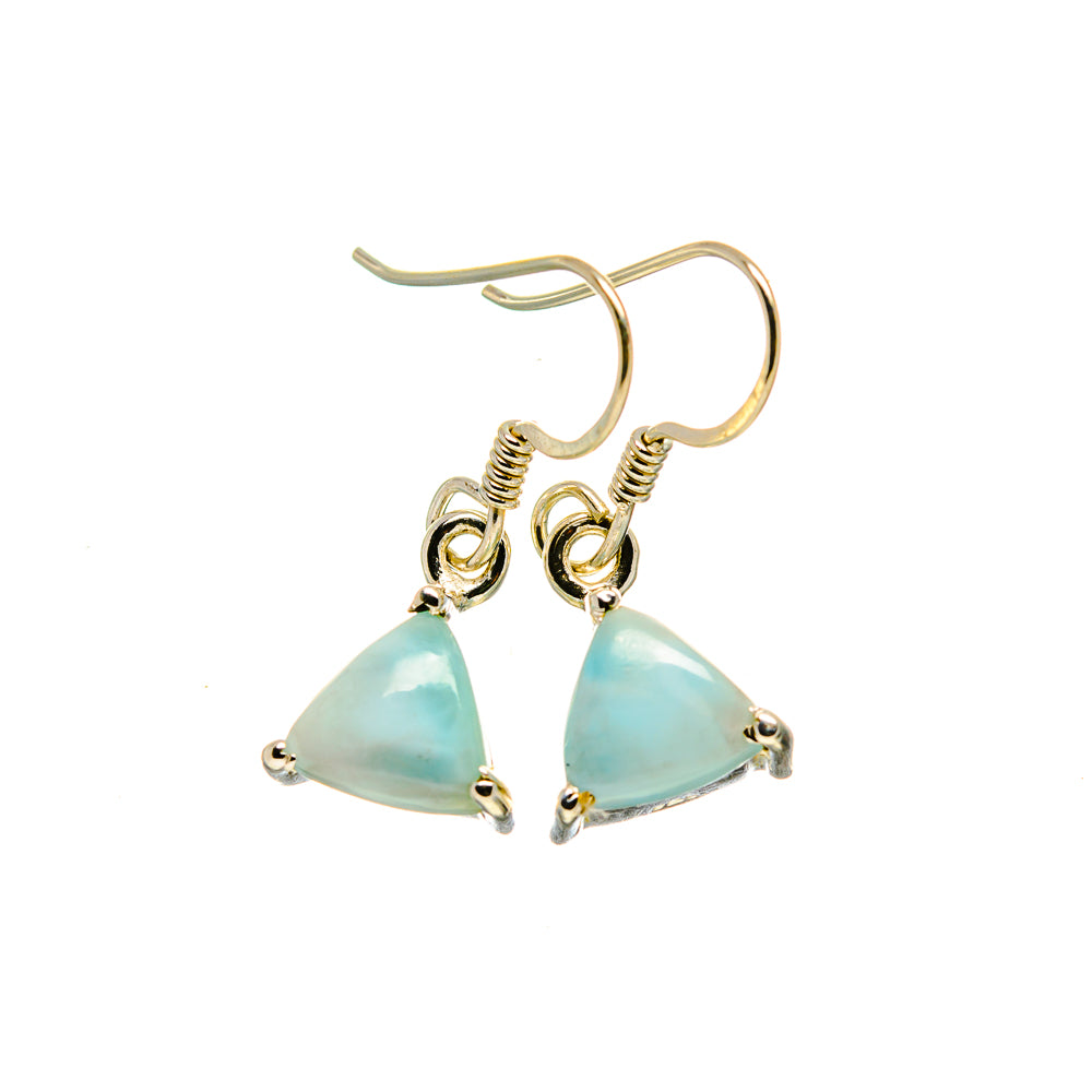 Larimar Earrings handcrafted by Anasilvercos - EARR412489