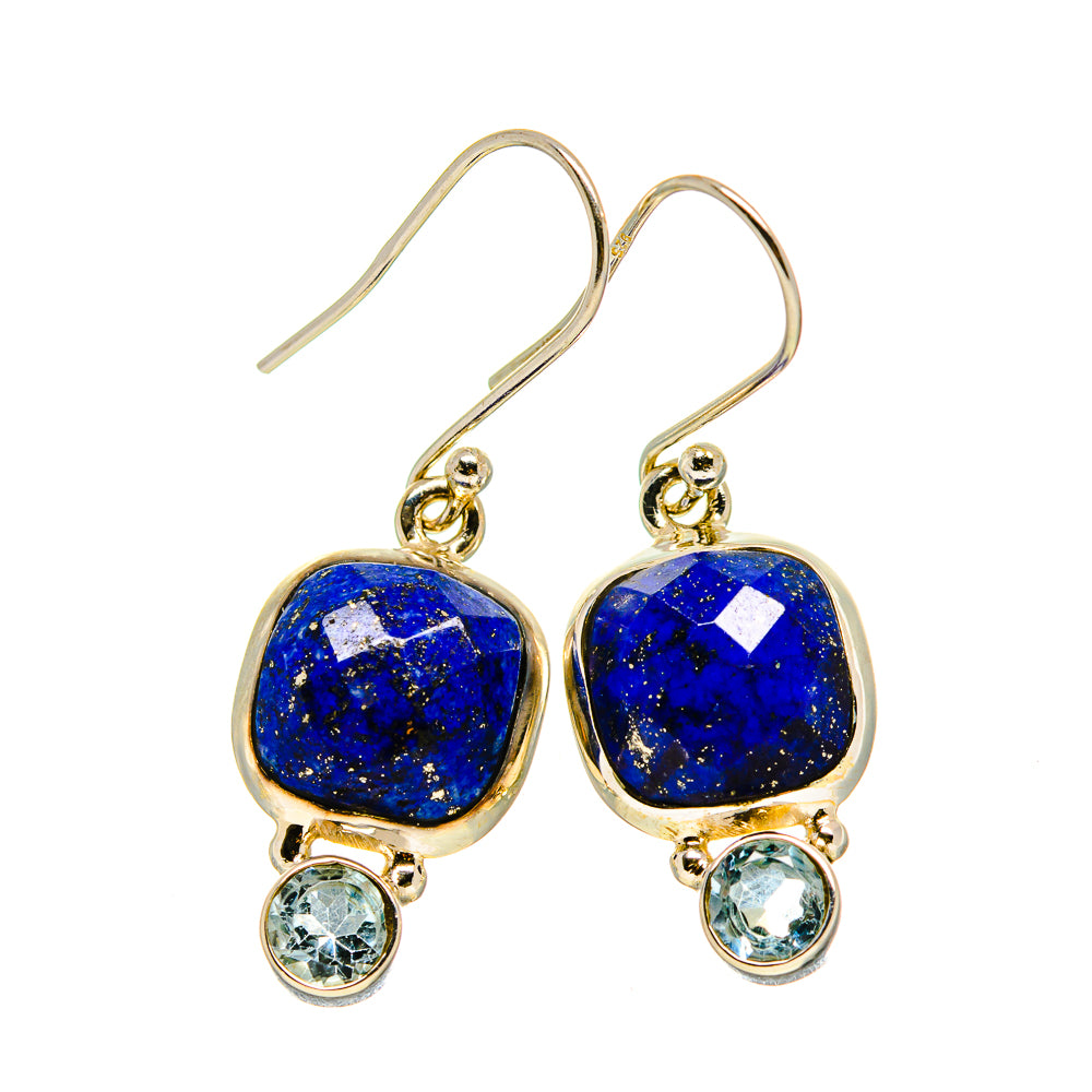 Lapis Lazuli Earrings handcrafted by Anasilvercos - EARR412565