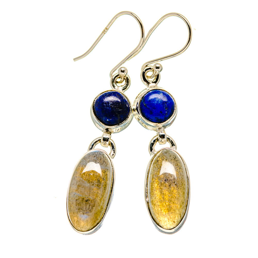 Labradorite Earrings handcrafted by Anasilvercos - EARR412634