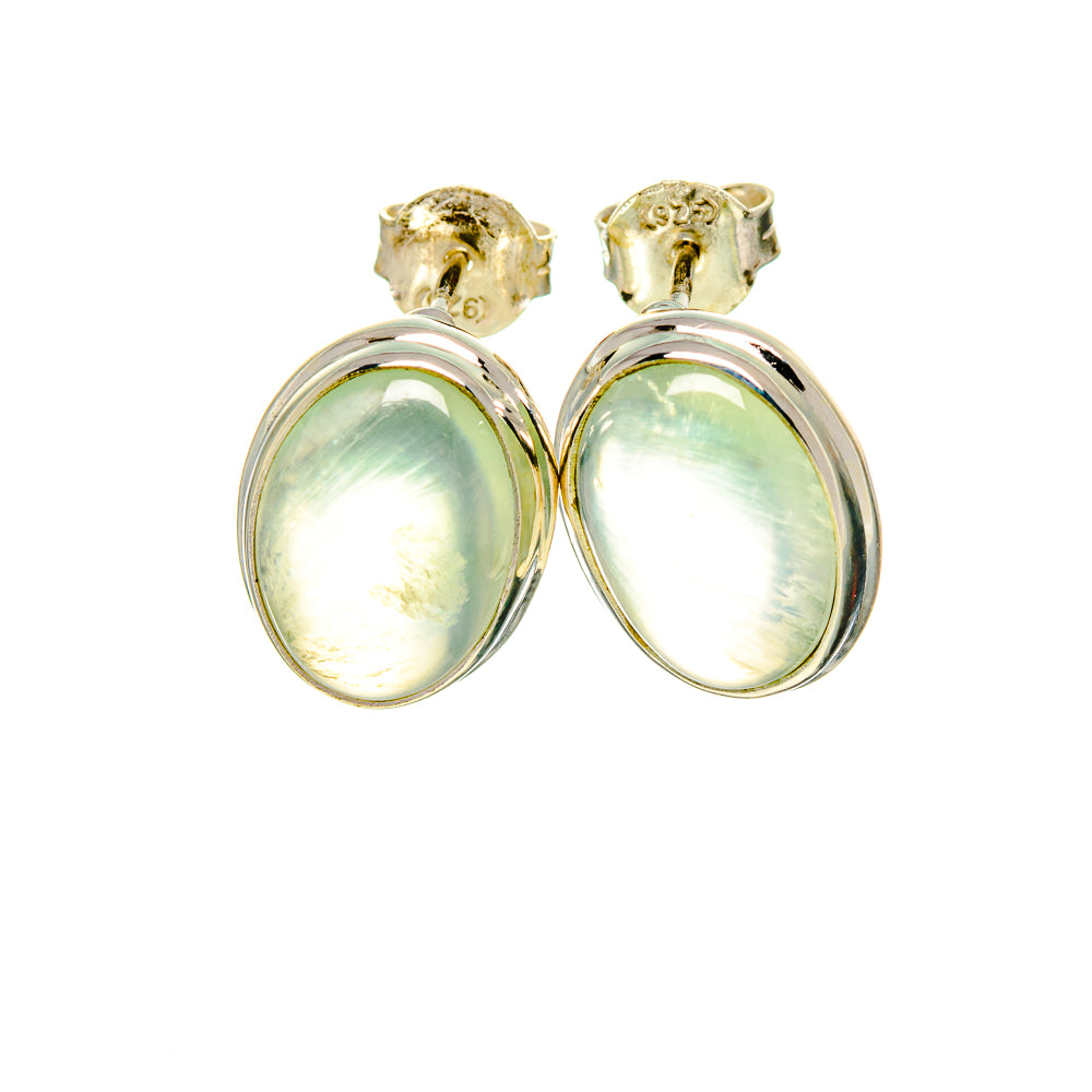 Aqua Chalcedony Earrings handcrafted by Anasilvercos - EARR412699
