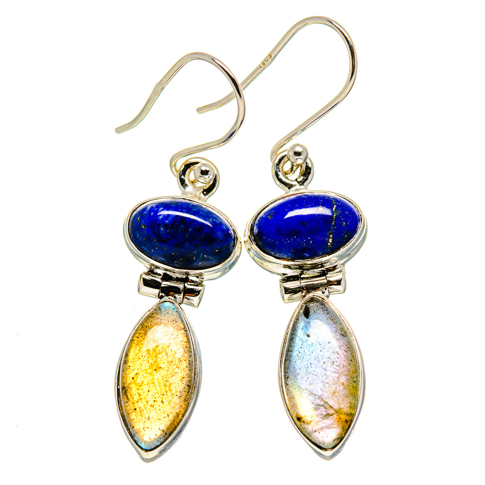 Labradorite Earrings handcrafted by Anasilvercos - EARR412711