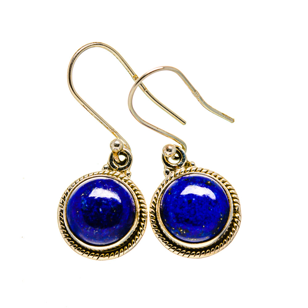 Lapis Lazuli Earrings handcrafted by Anasilvercos - EARR412714