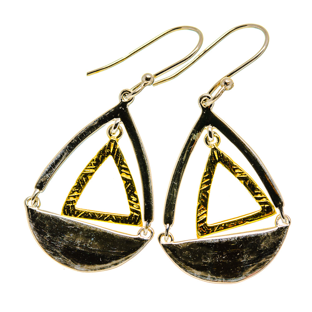 Triangle Earrings handcrafted by Anasilvercos - EARR412732