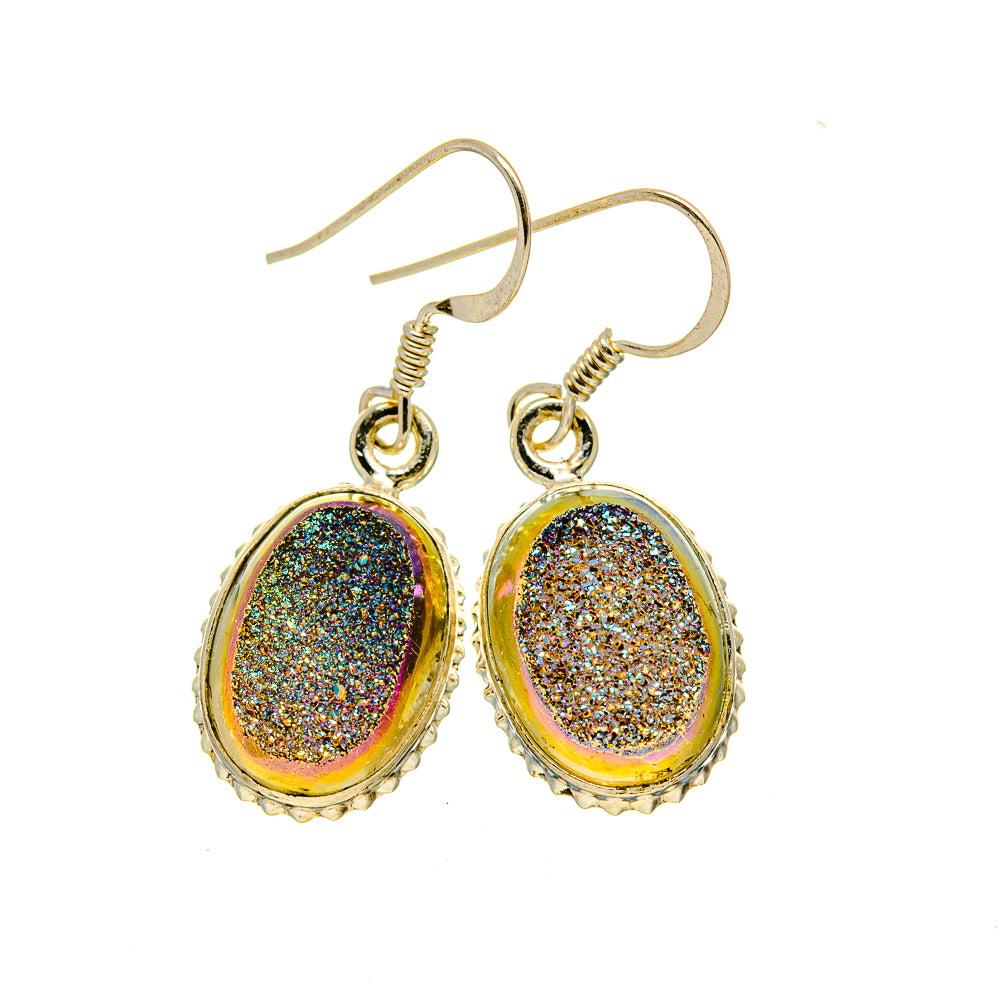Titanium Druzy Earrings handcrafted by Anasilvercos - EARR412746