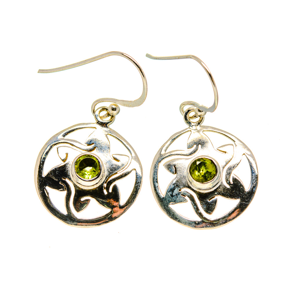 Peridot Earrings handcrafted by Anasilvercos - EARR412750