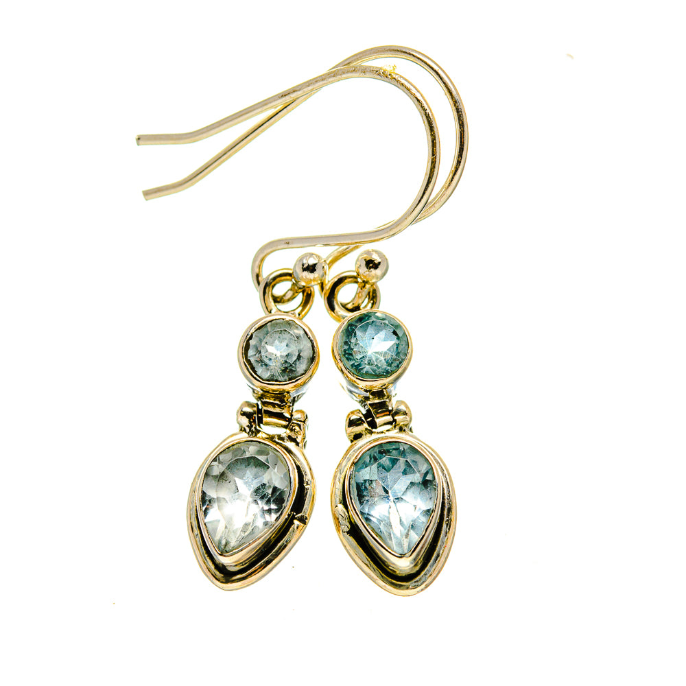 Blue Topaz Earrings handcrafted by Anasilvercos - EARR412755