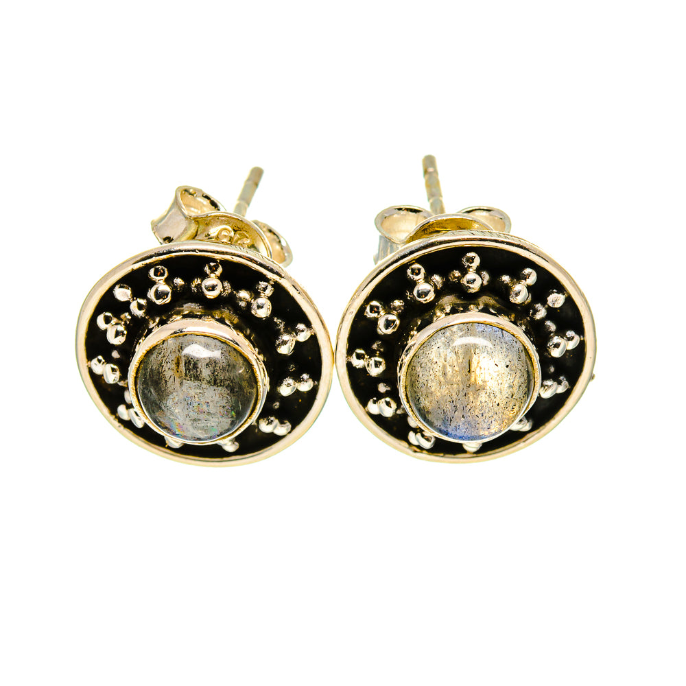 Labradorite Earrings handcrafted by Anasilvercos - EARR412774