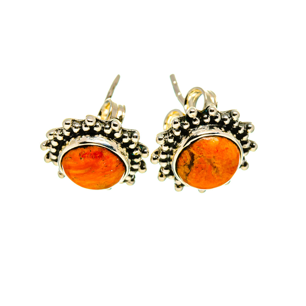 Sponge Coral Earrings handcrafted by Anasilvercos - EARR412786