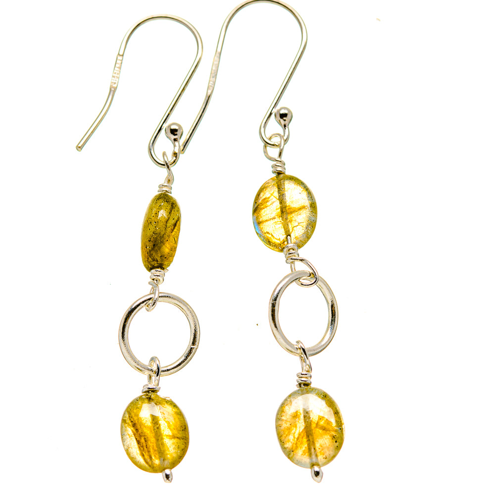Labradorite Earrings handcrafted by Anasilvercos - EARR412791
